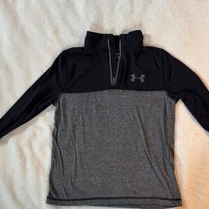 Under Armour Two-Tone Black and Gray Pullover
